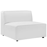 Mingle Vegan Leather 4-Piece Sectional Sofa