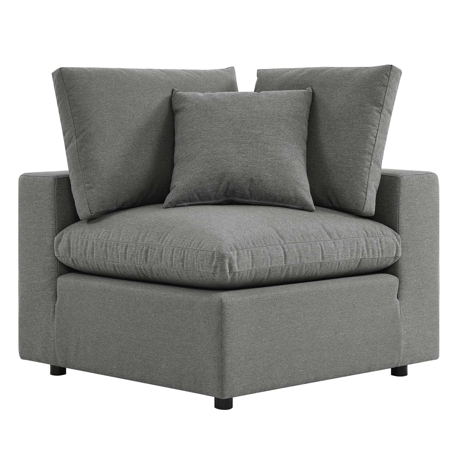 Commix Overstuffed Outdoor Patio Corner Chair