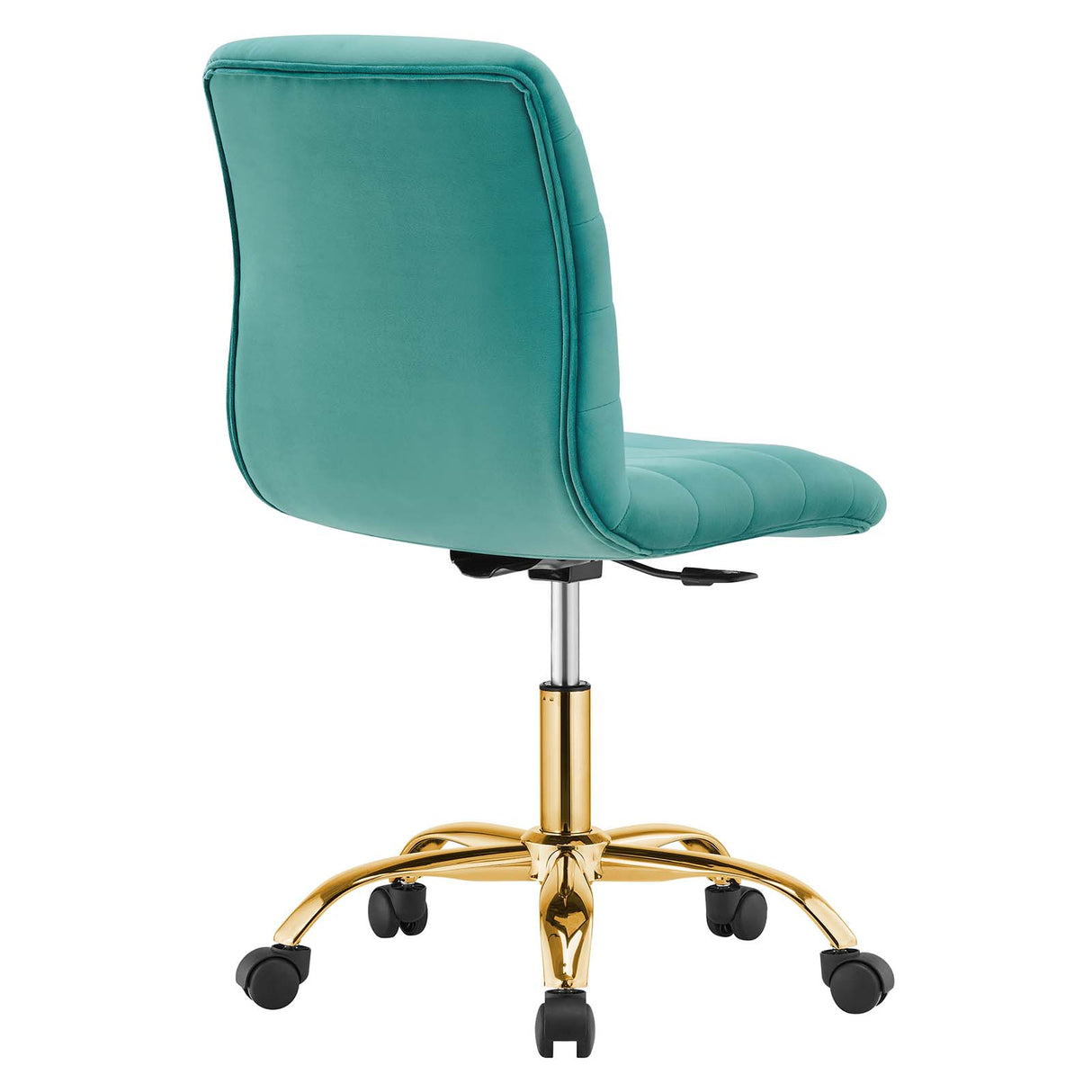 Ripple Armless Performance Velvet Office Chair