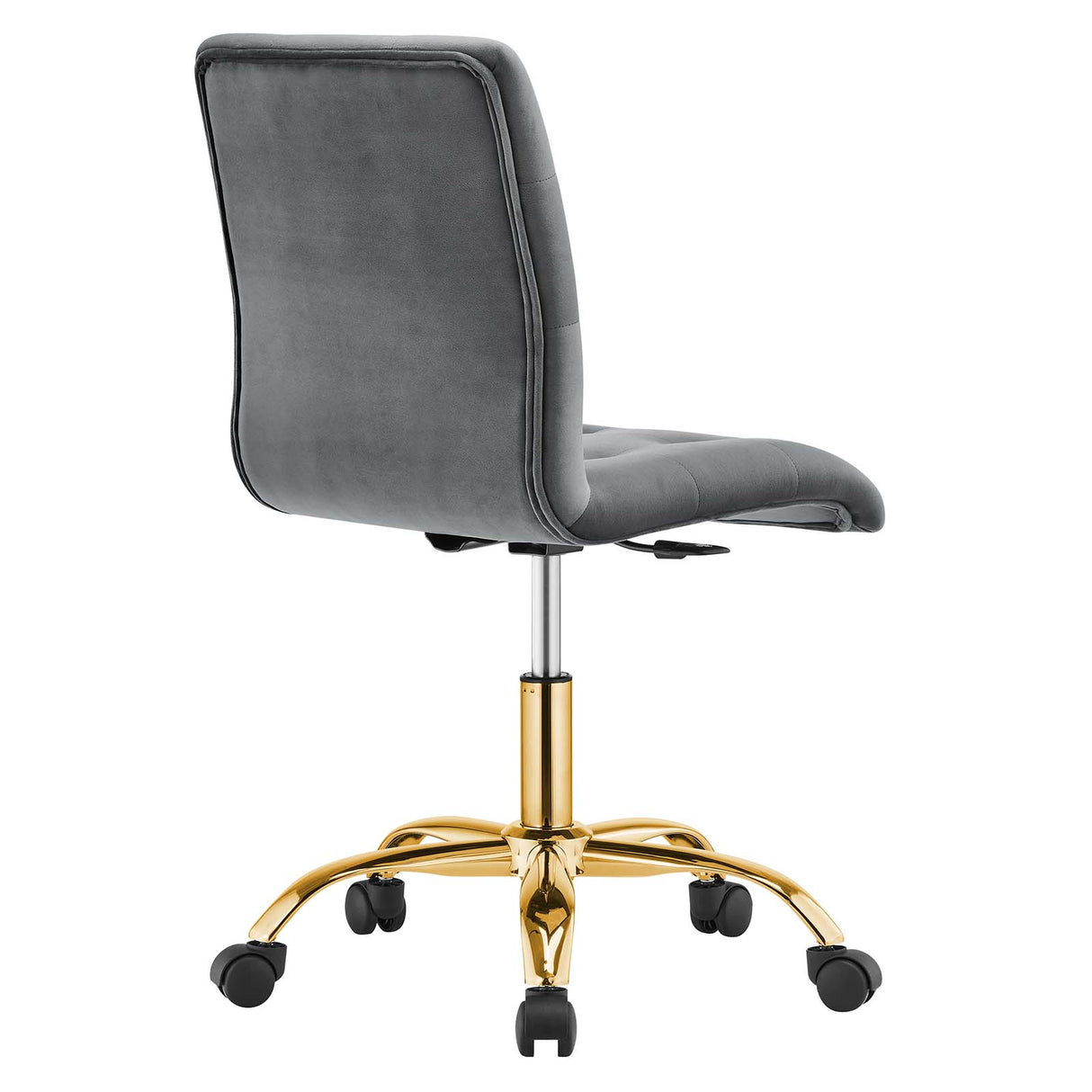 Prim Armless Performance Velvet Office Chair