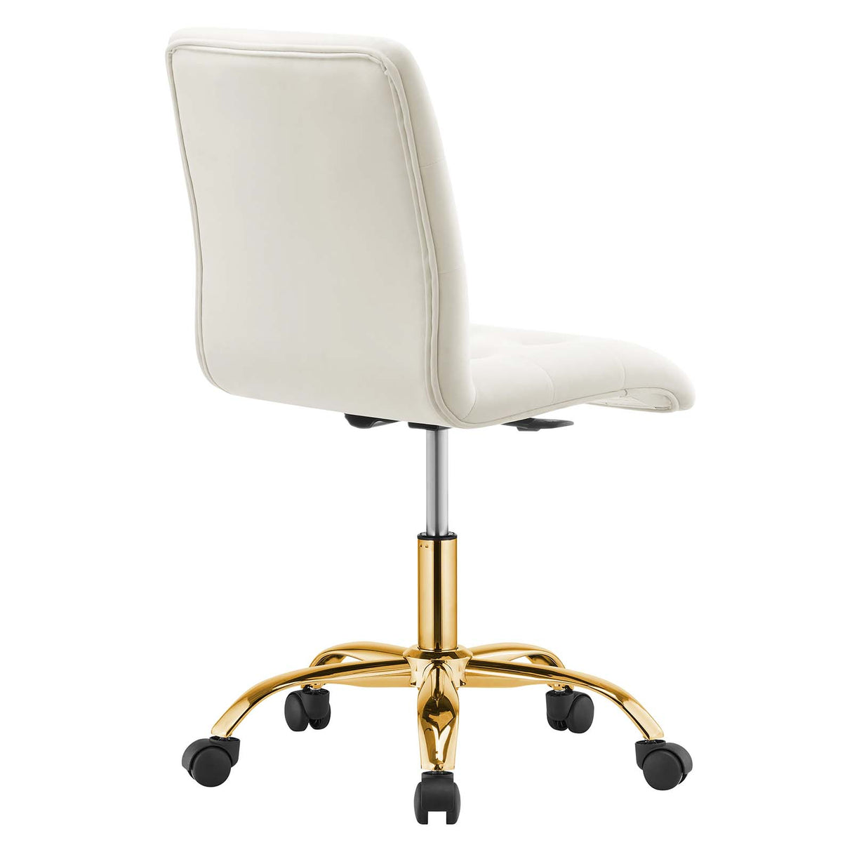 Prim Armless Performance Velvet Office Chair