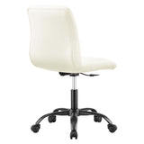 Ripple Armless Vegan Leather Office Chair