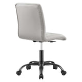 Prim Armless Vegan Leather Office Chair