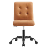 Prim Armless Vegan Leather Office Chair