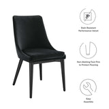 Viscount Performance Velvet Dining Chair