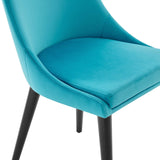 Viscount Performance Velvet Dining Chair