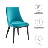 Viscount Performance Velvet Dining Chair