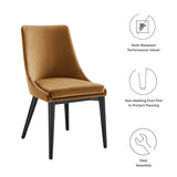 Viscount Performance Velvet Dining Chair