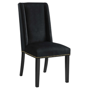 Baron Performance Velvet Dining Chairs - Set of 2