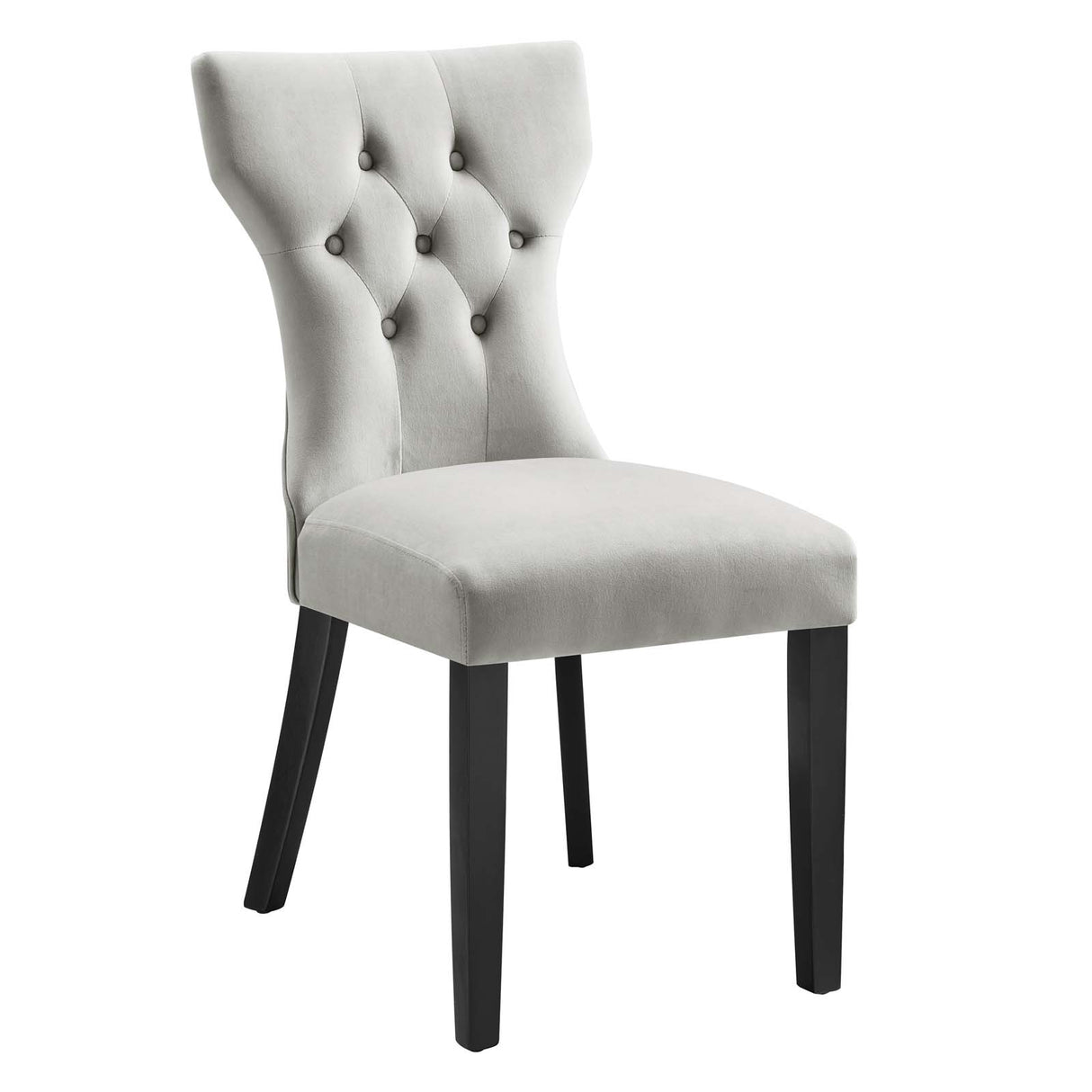 Silhouette Performance Velvet Dining Chairs - Set of 2