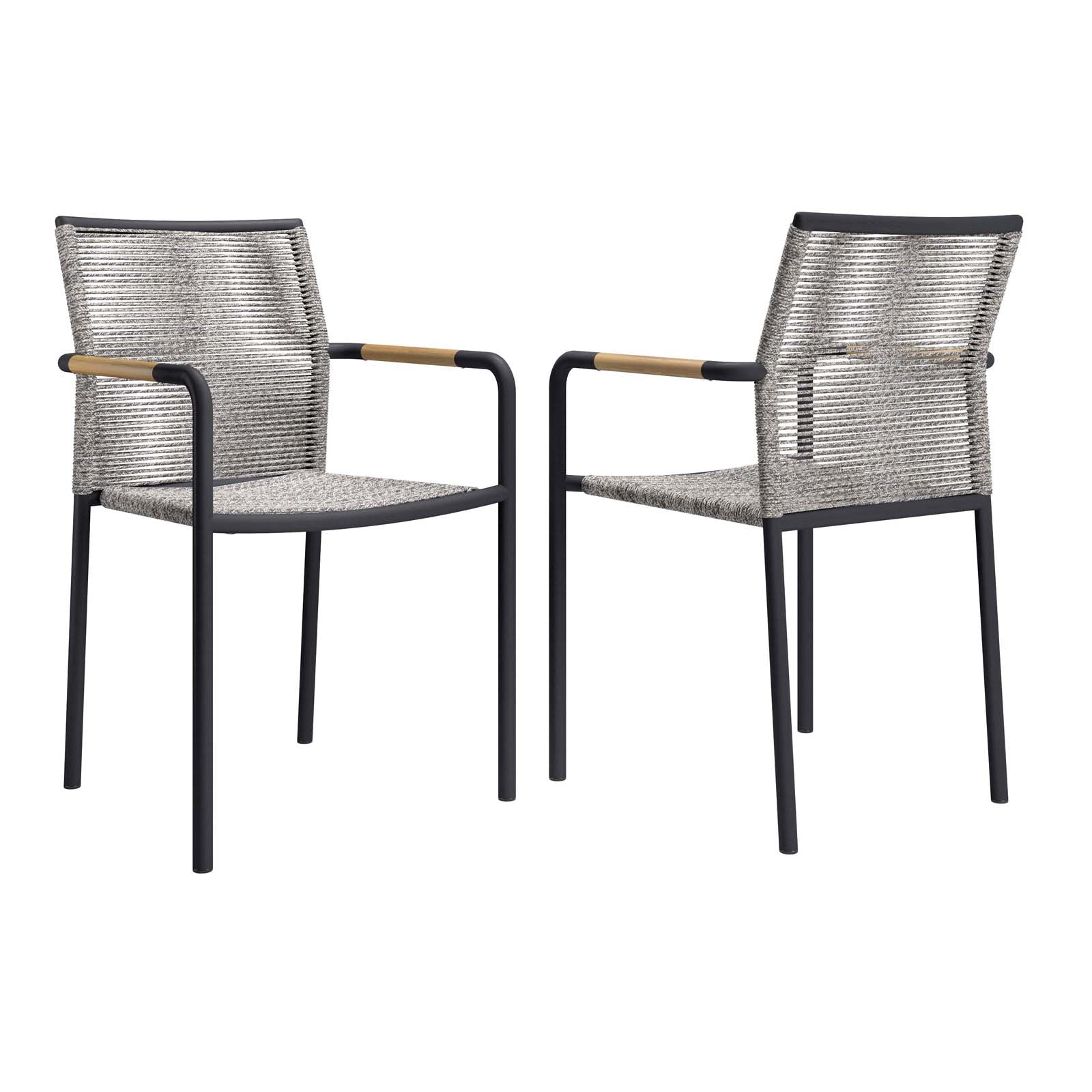 Serenity Outdoor Patio Armchairs Set of 2