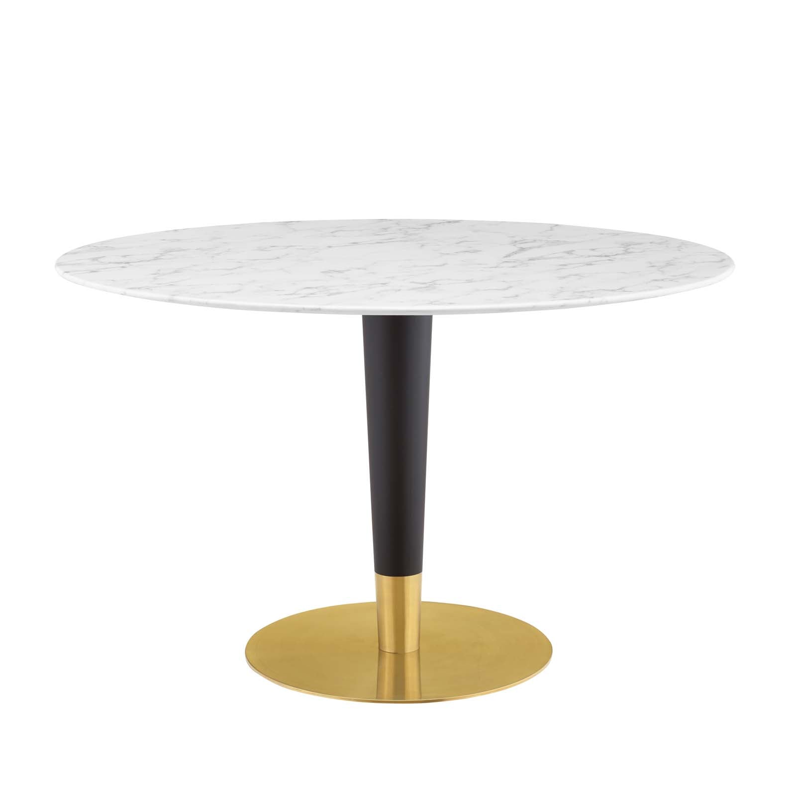 Zinque 47" Artificial Marble Dining Table