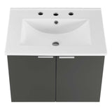 Maybelle 24" Wall-Mount Bathroom Vanity