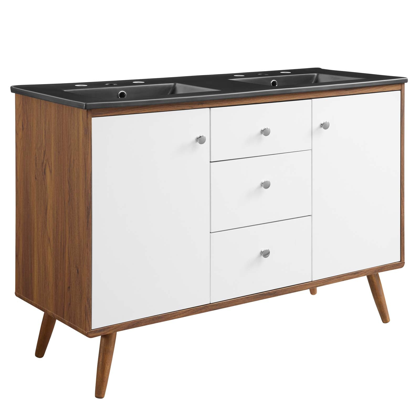 Transmit Double Sink Bathroom Vanity