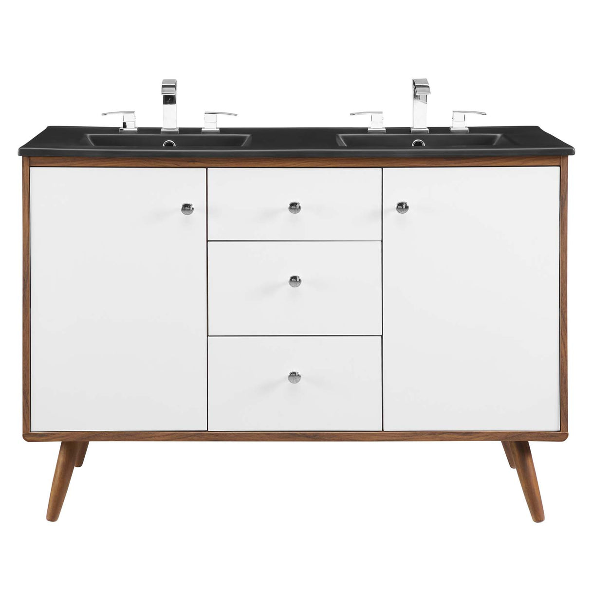 Transmit Double Sink Bathroom Vanity