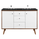 Transmit Double Sink Bathroom Vanity