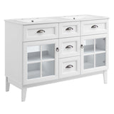 Isle 48" Double Bathroom Vanity Cabinet