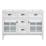 Isle 48" Double Bathroom Vanity Cabinet