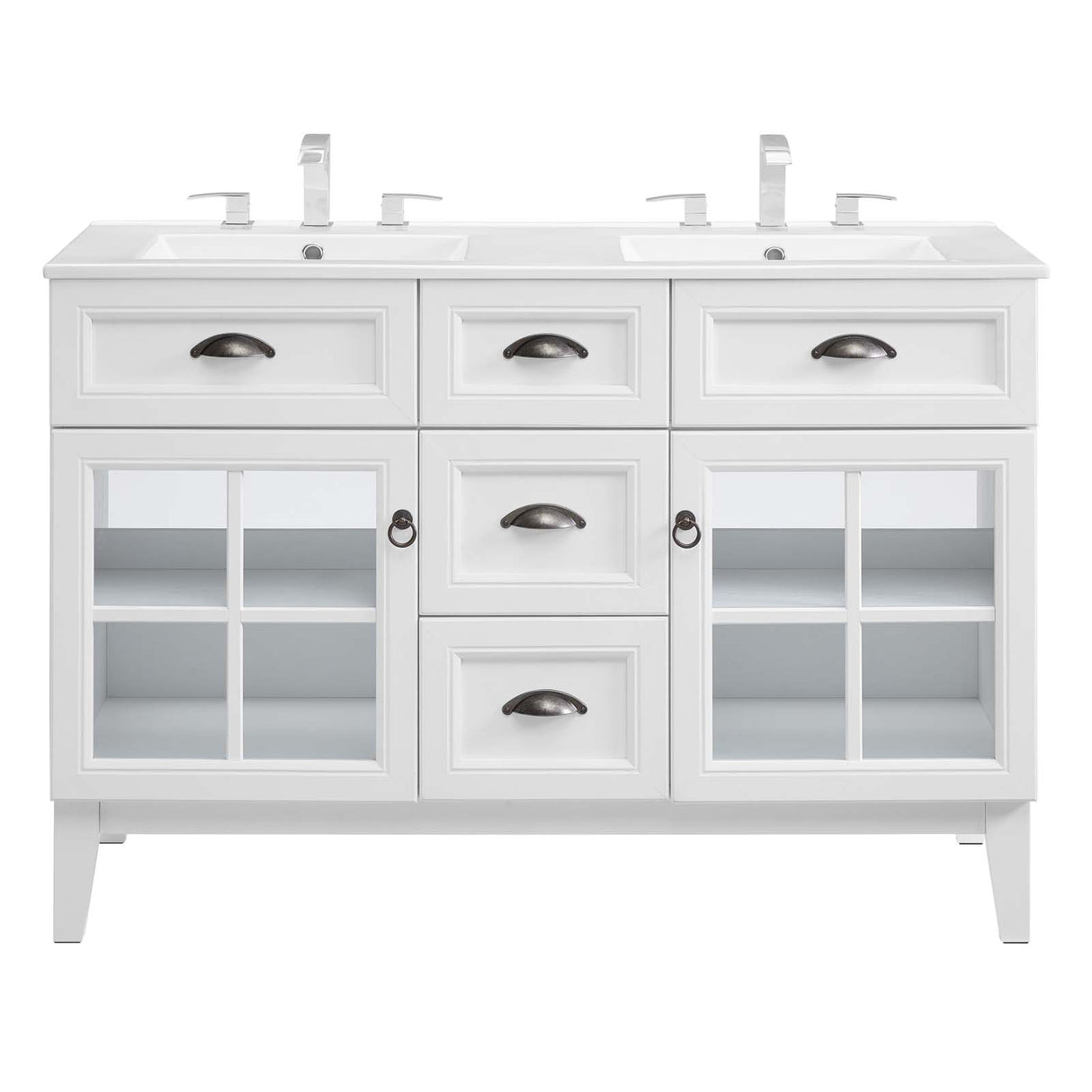 Isle 48" Double Bathroom Vanity Cabinet