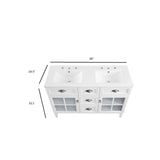 Isle 48" Double Bathroom Vanity Cabinet