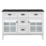 Isle 48" Double Bathroom Vanity Cabinet