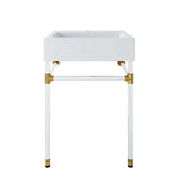 Redeem Acrylic Wall-Mount Bathroom Vanity