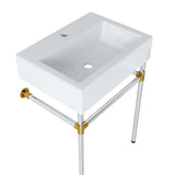 Redeem Silver Stainless Steel Wall-Mount Bathroom Vanity