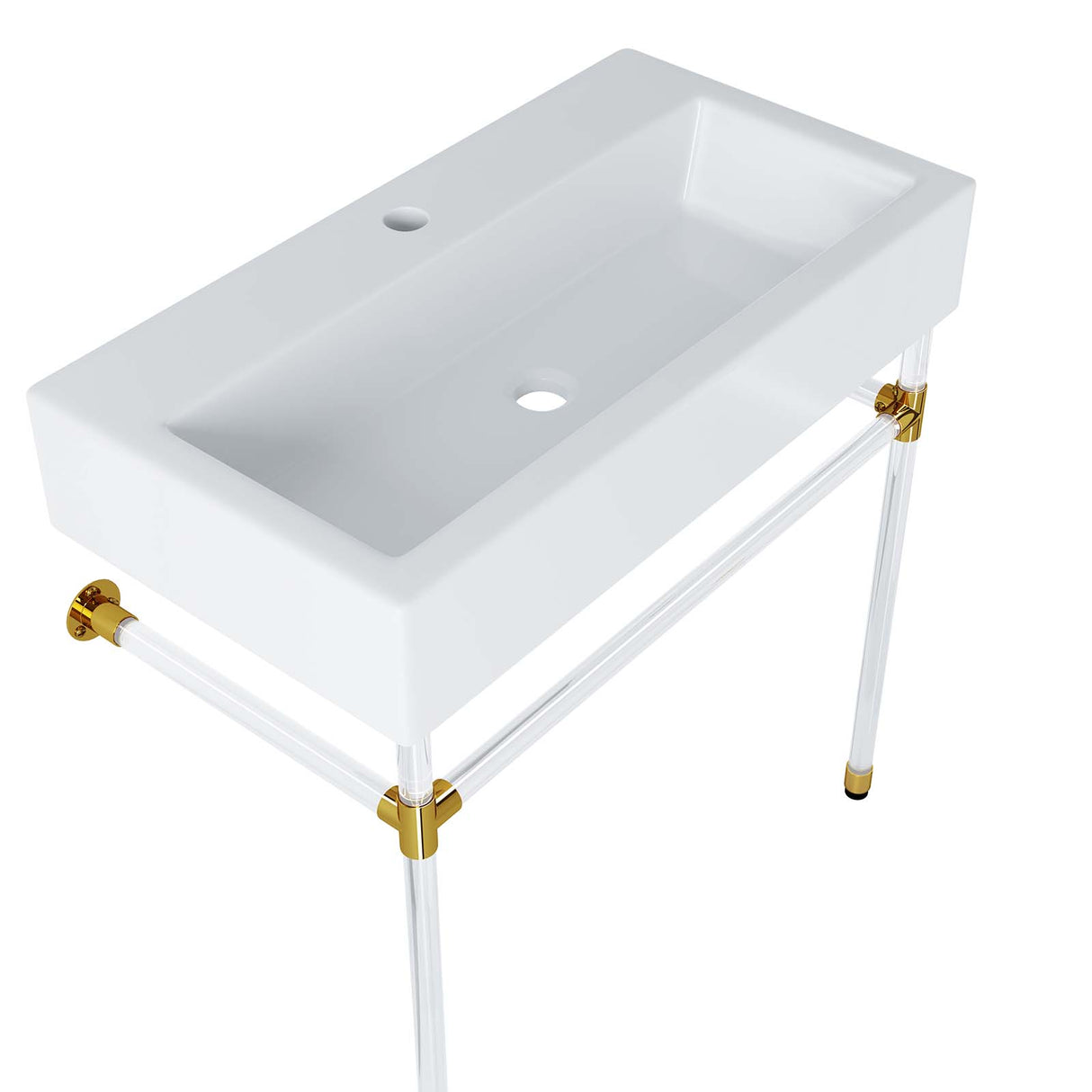 Redeem Acrylic Wall-Mount Bathroom Vanity