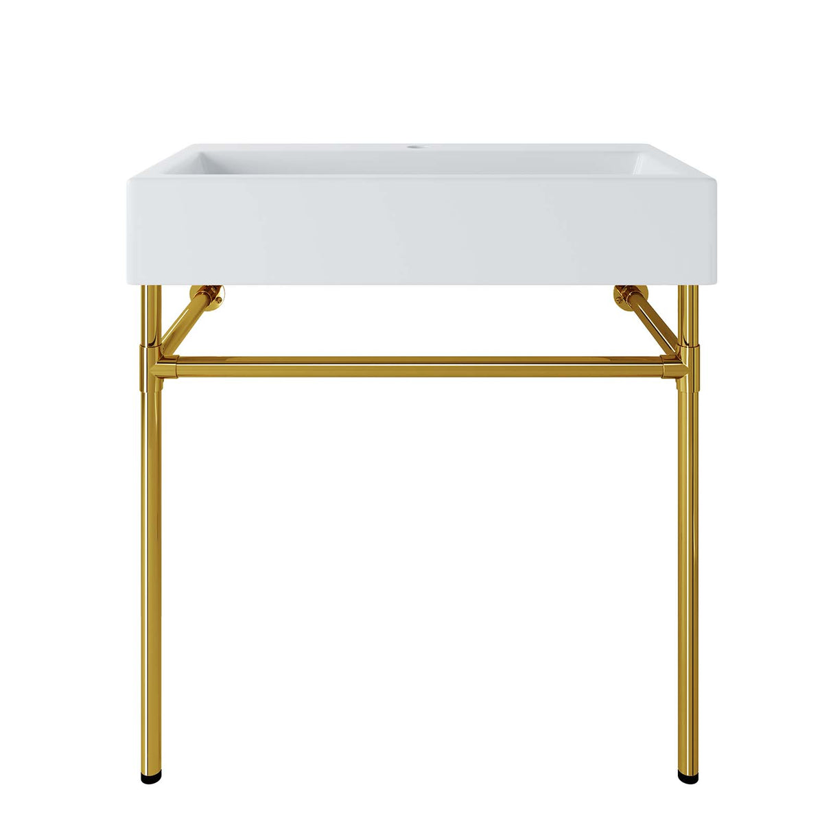 Redeem Wall-Mount Gold Stainless Steel Bathroom Vanity