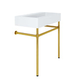 Redeem Wall-Mount Gold Stainless Steel Bathroom Vanity