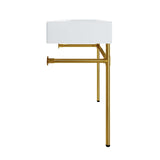 Redeem Wall-Mount Gold Stainless Steel Bathroom Vanity