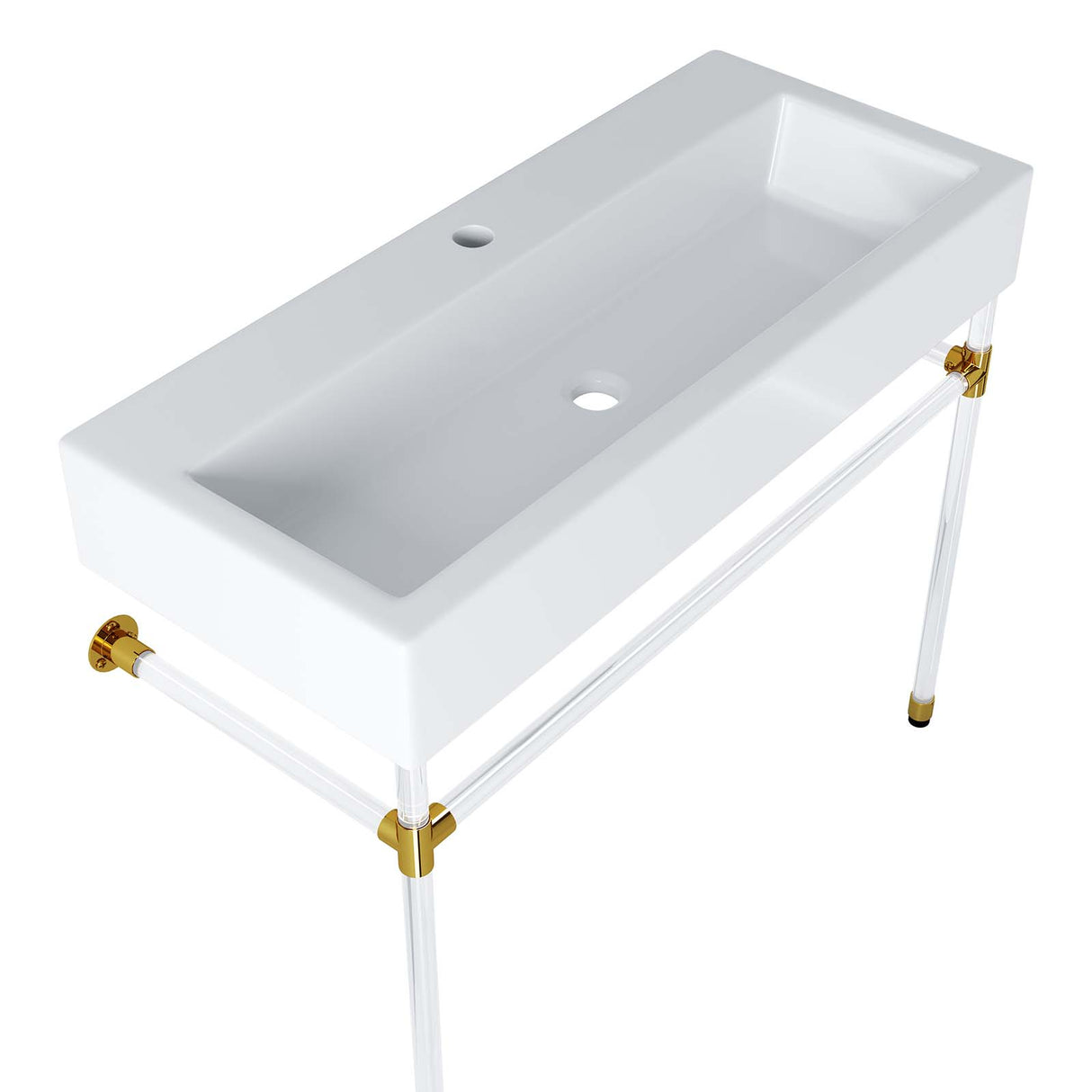 Redeem Acrylic Wall-Mount Bathroom Vanity