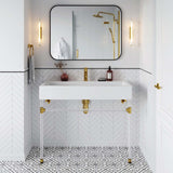 Redeem Acrylic Wall-Mount Bathroom Vanity