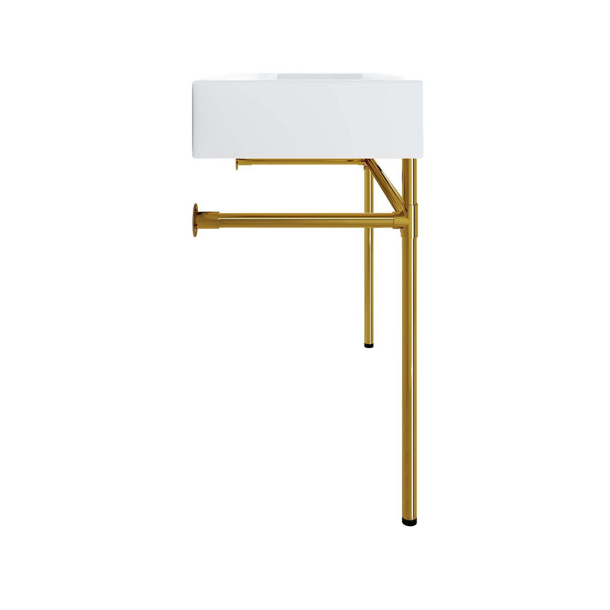 Redeem Wall-Mount Gold Stainless Steel Bathroom Vanity