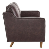 Impart Genuine Leather Loveseat