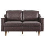 Impart Genuine Leather Loveseat