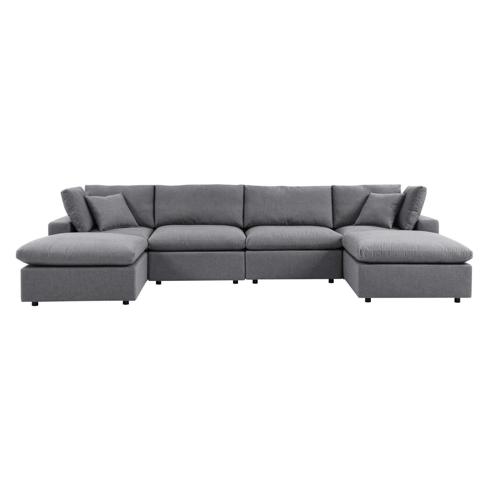 Commix 6-Piece Sunbrella Outdoor Patio Sectional Sofa