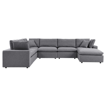 Commix 7-Piece Sunbrella Outdoor Patio Sectional Sofa