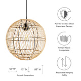 Nurture Rattan Pendant Light