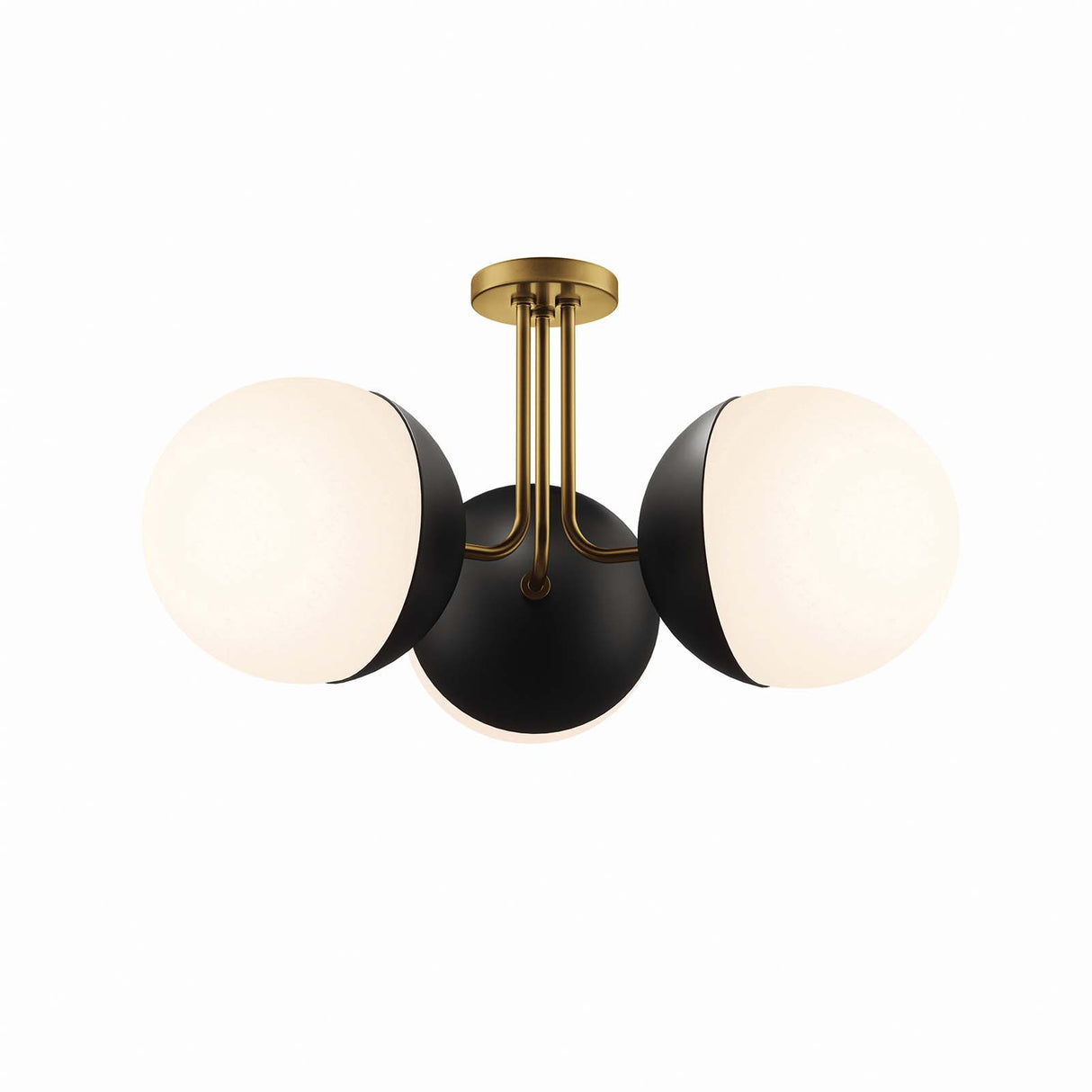 Stellar 3-Light Semi-Flush Ceiling Light