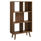 Transmit 5 Shelf Wood Grain Bookcase