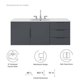 Vitality 48" Single Sink Bathroom Vanity