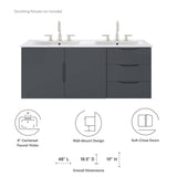 Vitality 48" Double Sink Bathroom Vanity