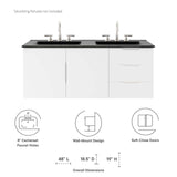 Vitality 48" Double Sink Bathroom Vanity