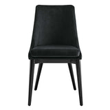 Viscount Accent Performance Velvet Dining Chairs - Set of 2