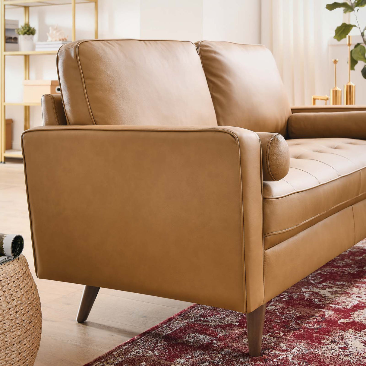 Valour Leather Loveseat