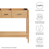 Zaire 48" Double Sink Compatible Bathroom Vanity Cabinet (Sink Basin Not Included)