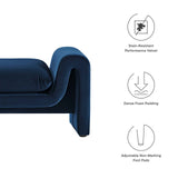 Waverly Performance Velvet Bench