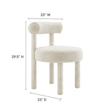 Toulouse Boucle Fabric Dining Chair