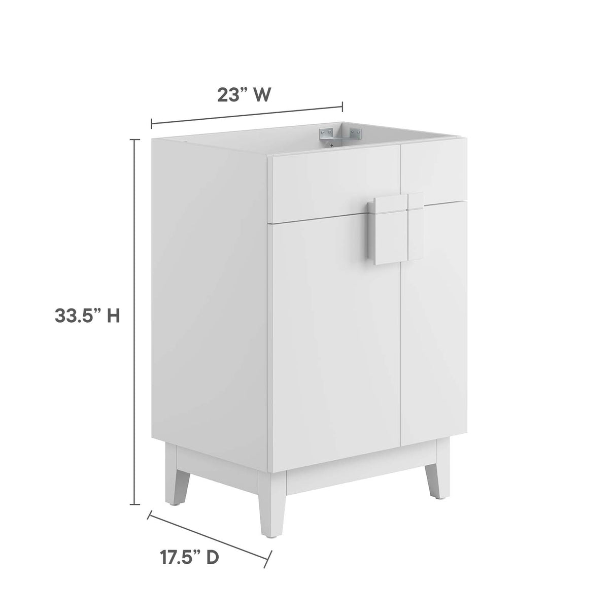 Miles 24" Bathroom Vanity Cabinet (Sink Basin Not Included)